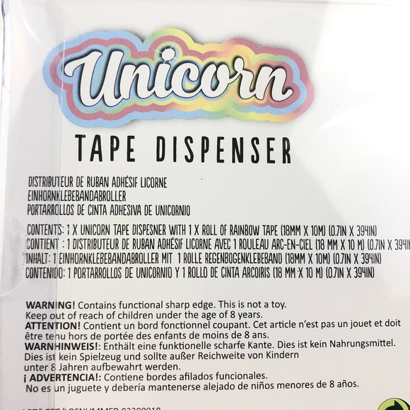 Unicorn Office Unicorn Tape Dispenser Magical Gold Edition Poshmark